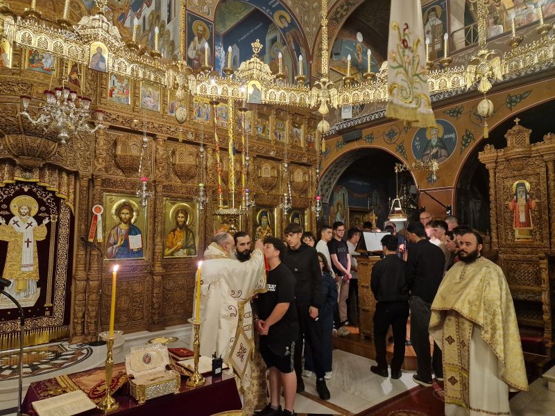 Θεία Λειτουργία για τους εξεταζομένους μαθητές από τον Μητροπολίτη Δράμας
